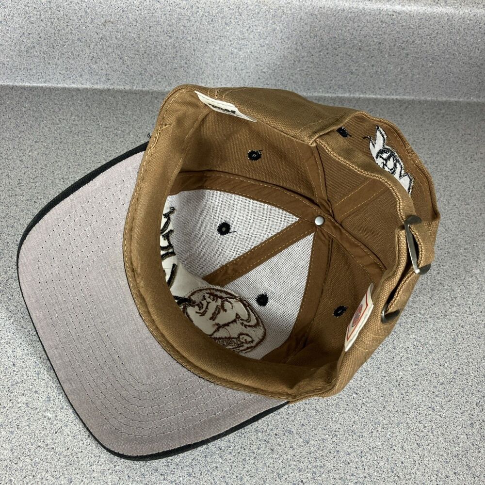 Vtg FSU Hat Cap Spellout Florida State Seminoles Brown Noles Snapback 80s 90s - Picture 7 of 9